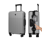 WEEGO Smart Carry-On Luggage, 20-inch Suitcase with Spinner Wheels