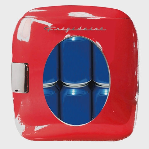 Frigidaire Portable Retro 12-Can Capacity Mini Cooler, EFMIS462, Red