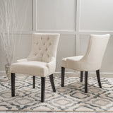 Hayden Tufted Fabric Dining/ Accent Chair (Set of 2) by Christopher Knight Home