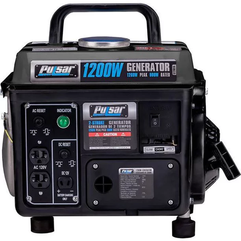 G1200SG Portable Gas-Powered Generator with Carrying Handle, 1200W