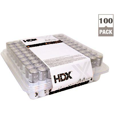 HDX Alkaline AA Battery (100-Pack)