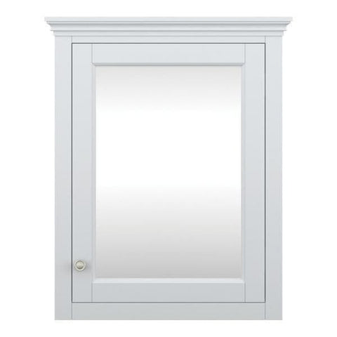 Lamport 26 in. W x 32 in H Mirrored Surface Mount Medicine Cabinet in White