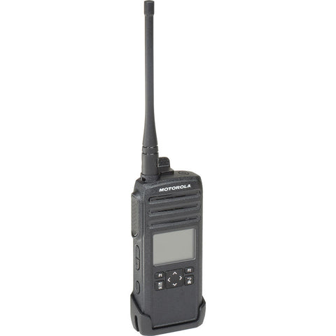 Motorola DTR600 DTR Series Digital 2 Way Radio, 30 Channel, 1 Watt, Black
