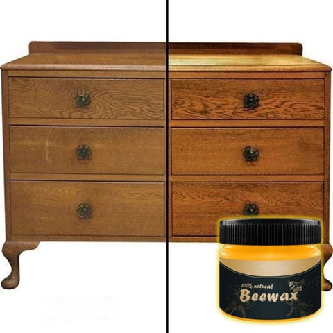 Wood Seasoning Beewax Polish for Wood & Furniture, Home Cleaning All Natural Wood Seasoning Beeswax Furniture Polish Complete Solution Furniture Care