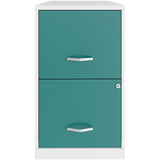 18 in 2 Drawer Metal File Cabinet