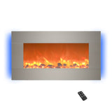 Hyler Wall Mounted Electric Fireplace