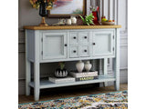 Cambridge Series Buffet Sideboard Console Table with Bottom Shelf