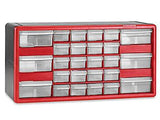 Plastic Parts Cabinet - 26 Drawer, 20 x 7 x 11"