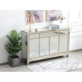 Evie 56" Wide 3 Drawer Credenza