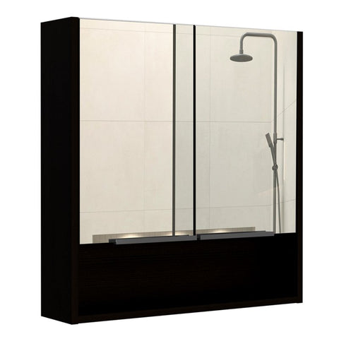 Jaspe 24" Mirror Medicine Cabinet In Black