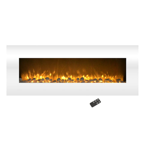 Lockport Pearl Wall Mounted Electric Fireplace