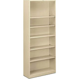 Brigade Bookcases Brigade Steel Six-Shelf Bookcase 34-1/2W Black