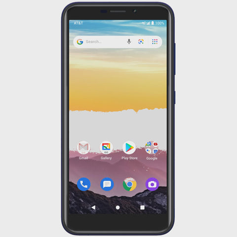AT&T Calypso, 16GB, Chameleon Blue - Prepaid Smartphone