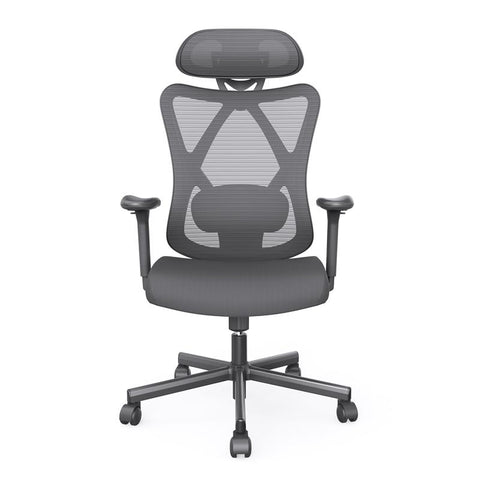Domie Metal and Mesh Adjustable Office Chair in Black