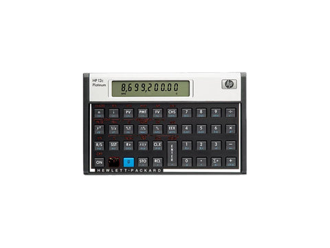 HP 12CP Platinum Financial Calculator, 10-Digit LCD