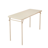 20" x 48" Vinyl Upholstered Steel Frame Folding Table