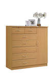 Hodedah 7-Drawer Jumbo Dresser