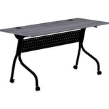 Lorell Mobile 60" Flip Top Training Table