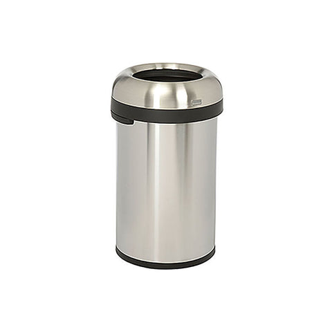 simplehuman® Round Open Top Can - 21 Gallon Brushed SS - CW1469