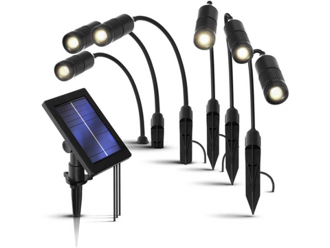 Solar Spotlights - High Brightness Outdoor Decorative 6 pack