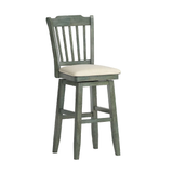 Eleanor Slat Back Wood Swivel Counter Stool by iNSPIRE Q Classic - 29"