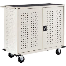 Mobile Storage & Charging Cart, 24 Laptop & Chromebook™ Device Capacity, Putty