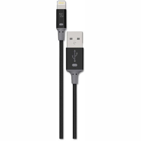 Scosche® Smartstrike II Charge & Sync Cable for Lightning USB Devices, Black