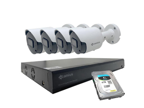 4K Hybrid 16 Channel DVR System with 4TB Hard Drive