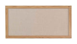 Burlap Covered Wall Mounted Bulletin Board 4' X 4'