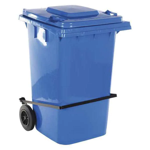vestil 95 gal. HDPE Trash Can , Blue