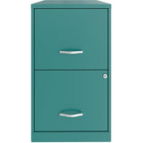 18 in 2 Drawer Metal File Cabinet