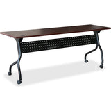 Lorell Mobile 60" Flip Top Training Table