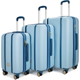 BADGLEY MISCHKA Mia 3 Piece Expandable Retro Luggage Set