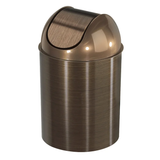 Mezzo Plastic 2.5 Gallon Swing Top Trash Can