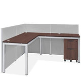 Downtown Privacy Workstation - Single Row