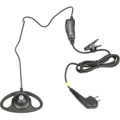 Motorola - D-Ring Earpiece With Inline Push To Talk Mic