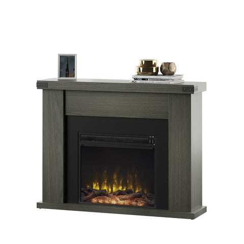 Wall Mantel Electric Fireplace - 45.88 " Geneva Oak