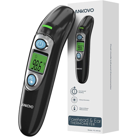 ANKOVO Forehead and Ear Thermometer
