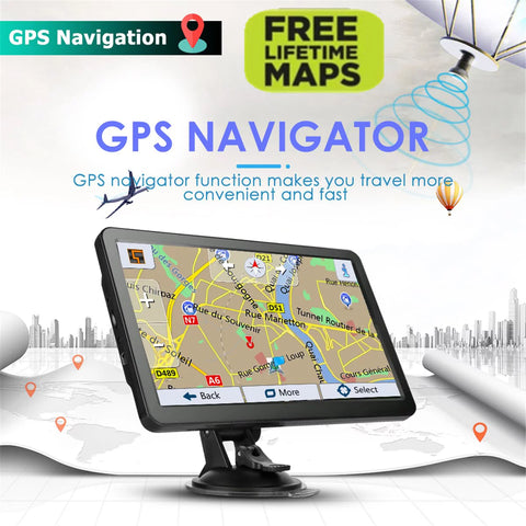 Novashion 7'' HD 8GB 256M Car Truck GPS Navigation Touch Screen Free Lifetime Maps