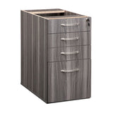Aberdeen Series 4 Drawer File Cabinet in Gray Steel