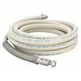 Hose: 6 gpm Flow Rate, Cream 1/2 in Pipe Size, MNPT x Swivel FGHT