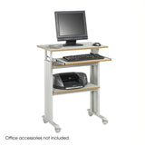 Stand-Up Adjustable Height Computer Workstation