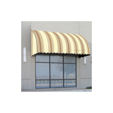 Awntech CS33-4GCK, Window/Entry Awning 4' 4-1/2"W x 3'D x 3' 8"H Gray/Cream/Black