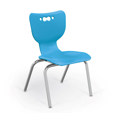 Balt® Hierarchy 14" Plastic Classroom Chair - Set of 5 - Blue