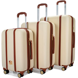 BADGLEY MISCHKA Mia 3 Piece Expandable Retro Luggage Set