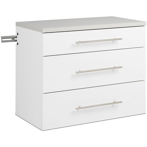 3 Drawer Wall Mounted Garage Cabinet in White