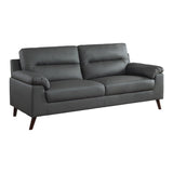 Faux Leather Sofa