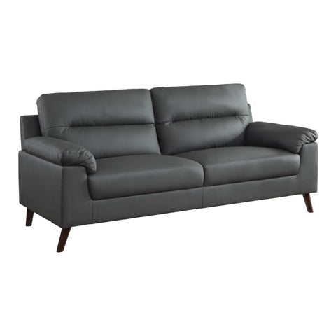 Faux Leather Sofa