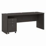 Echo 72W Computer Desk with Drawers Engineered Wood