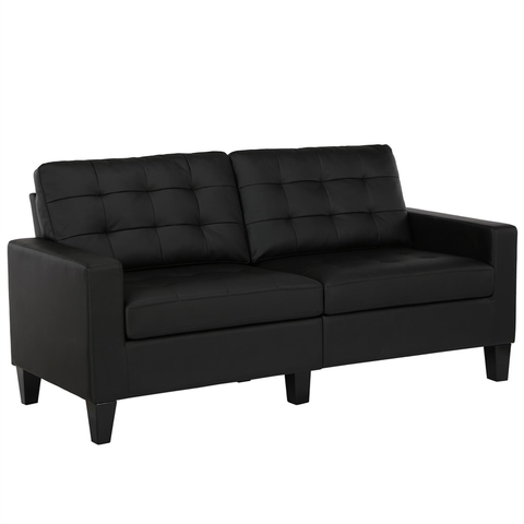 Office Reception Sofa in Black